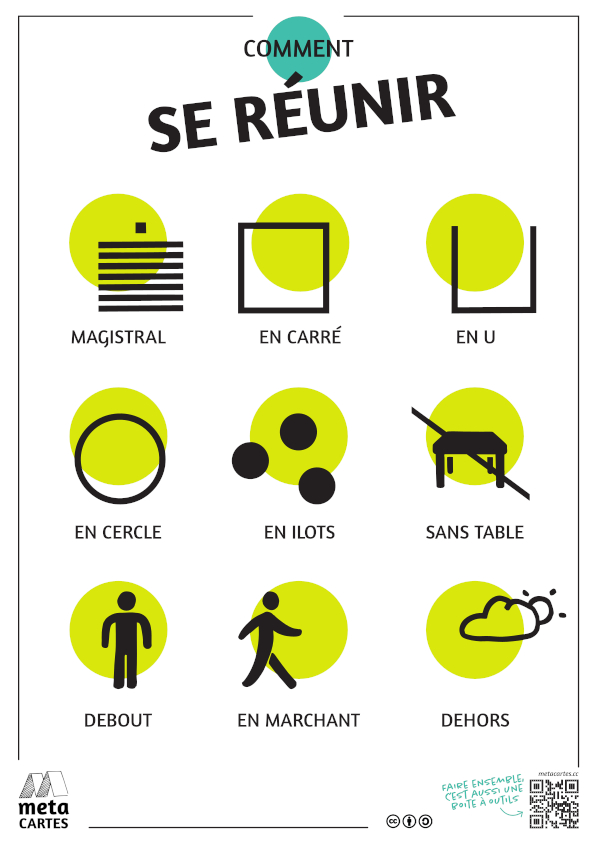 Affiches salles de réunion Faire Ensemble (lot de 3)